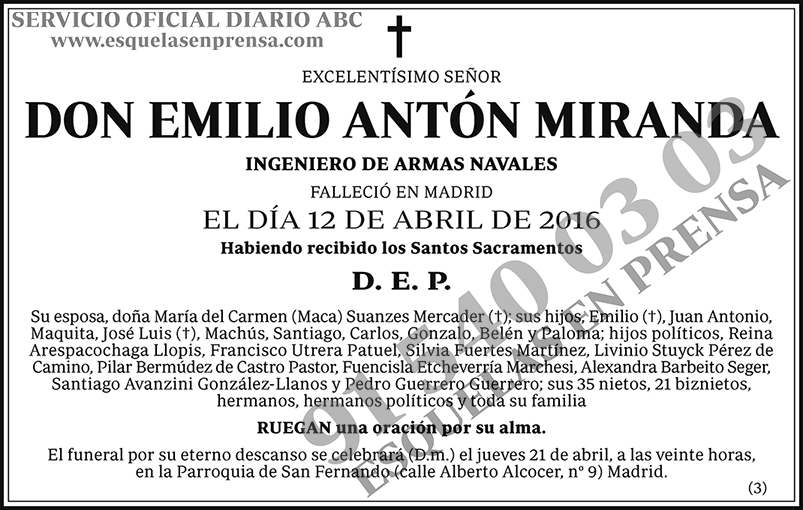 Emilio Antón Miranda